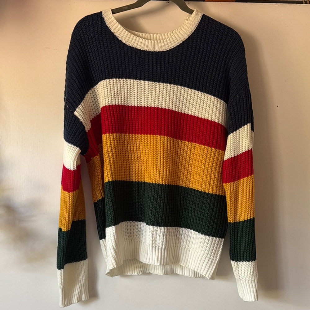 Colorful Striped Women's Sweater